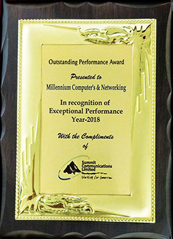 Won Exceptional Performance Award 2018